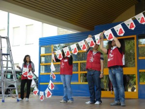 Un momento dei preparativi delle Manifestazioni UILDM 2010