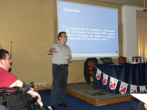 Carlo Giacobini interviene alle Manifestazioni UILDM 2010