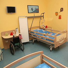 Una stanza per bambini del Centro Clinico NEMO