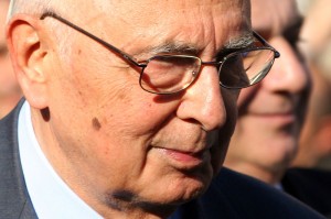 Il Presidente della Repubblica Giorgio Napolitano