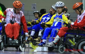 Wheelchair hockey