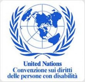 Logo ONU e Convenzione sui Diritti delle Persone con Disabilità