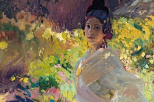 Sorolla1906 Joaquín Sorolla Bastida (1863-1923), María vestita da contadina valenciana (part.), 1906. Collezione privata.