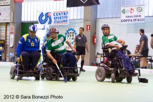 Una fase di gioco della Coppa Italia 2012