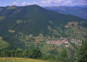 Panoramica di Fonteno (Bergamo) e la sua Valle 