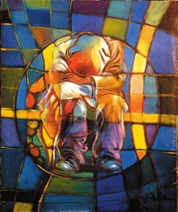 Dina Pala, Il tempo, olio su tela, 1995.