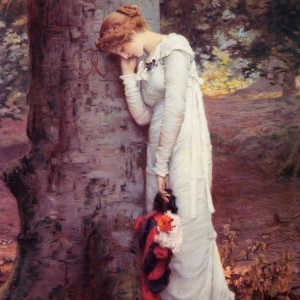 Marcus Stone, Fine del sogno d'amore, 1880.