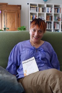 Sara Vergano con "Il piccolo principe" di Saint-Exupéry 