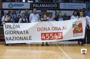 Prima della partita tra Juve Caserta e Fiat Torino